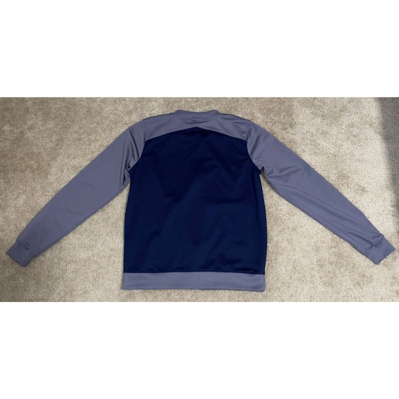 UNDER ARMOUR Womens Medium Challenger II Blue Gray Fitted Track Jacket Full Zip - Picture 3 of 9